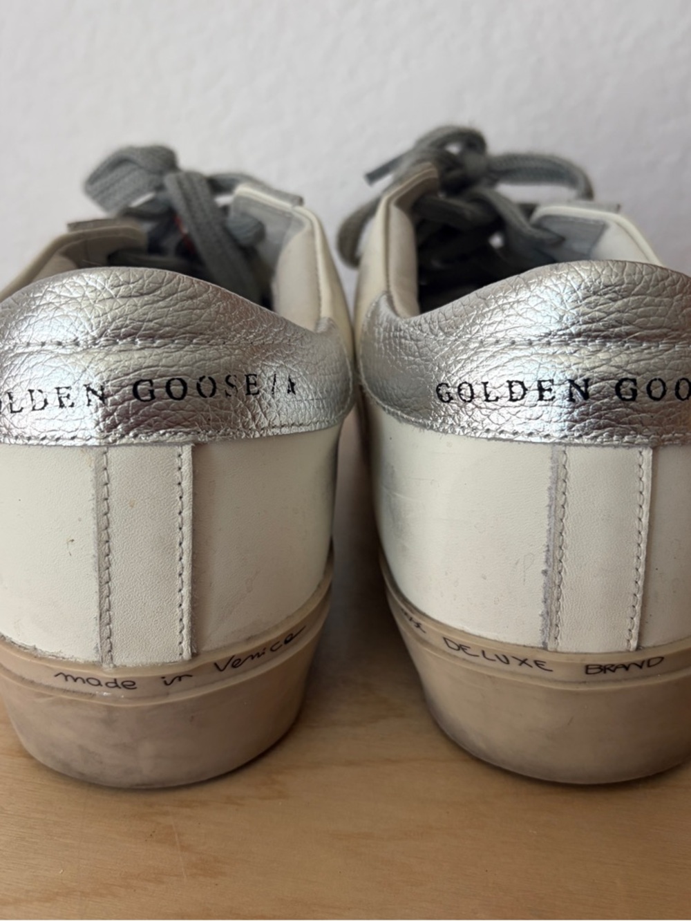 Golden Goose Hi Star platform sneakers silver star - Picture 9 of 17
